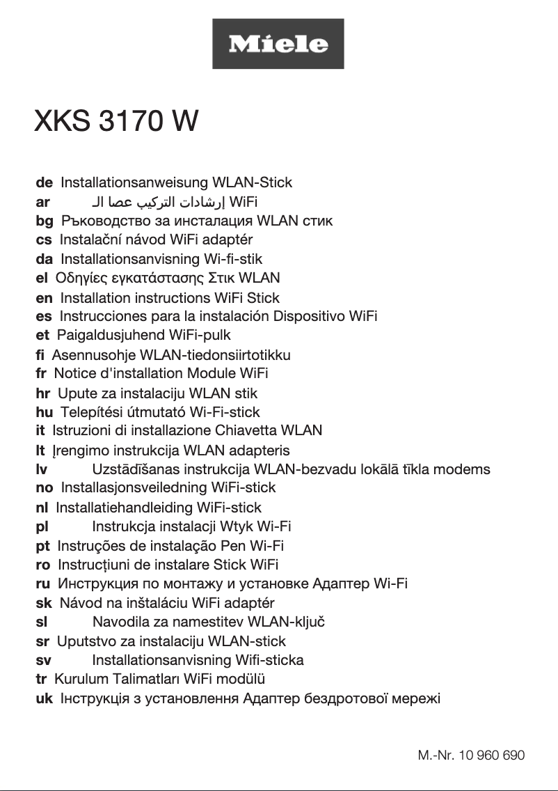 Imagen de la primera página del manual del dispositivo KM 7999 FL