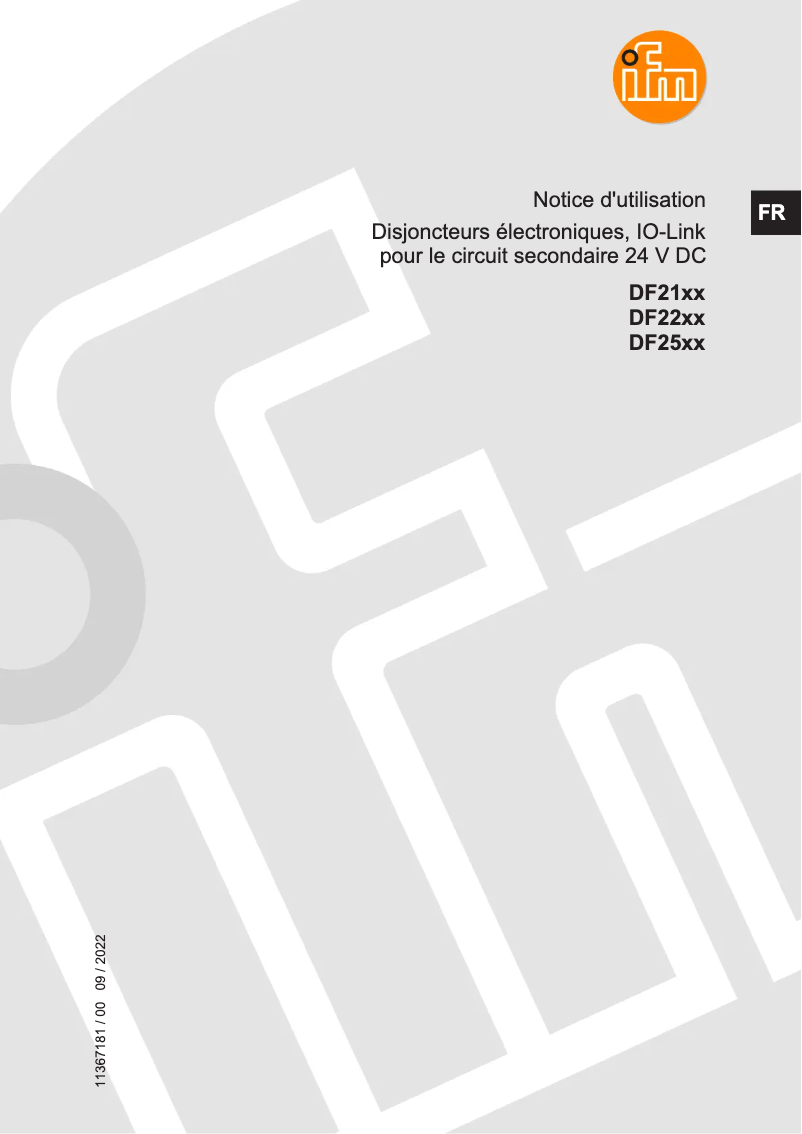 Imagen de la primera página del manual del dispositivo DF2212