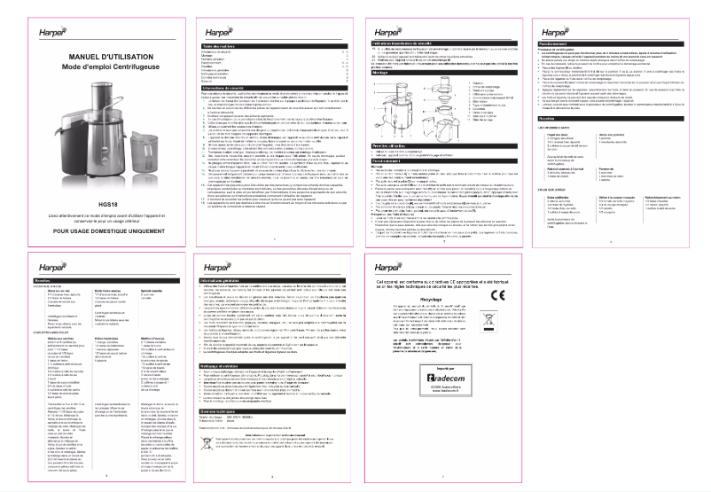 Página 1 del manual Manual de usuario Harper HGS180