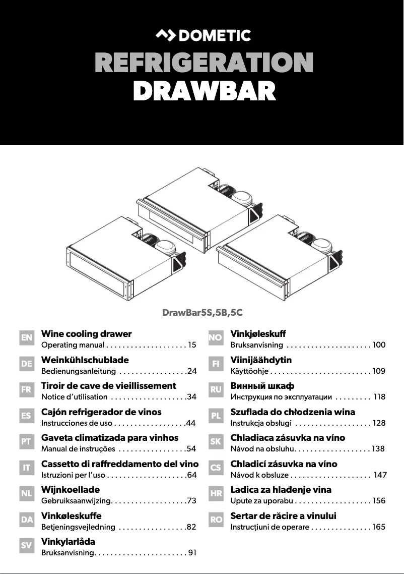 Imagen de la primera página del manual del dispositivo DrawBar 5B