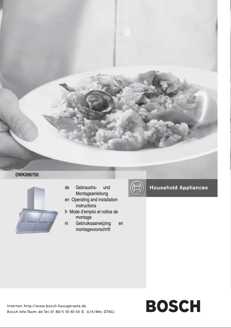 Página 1 del manual Manual de usuario Bosch DWK096750