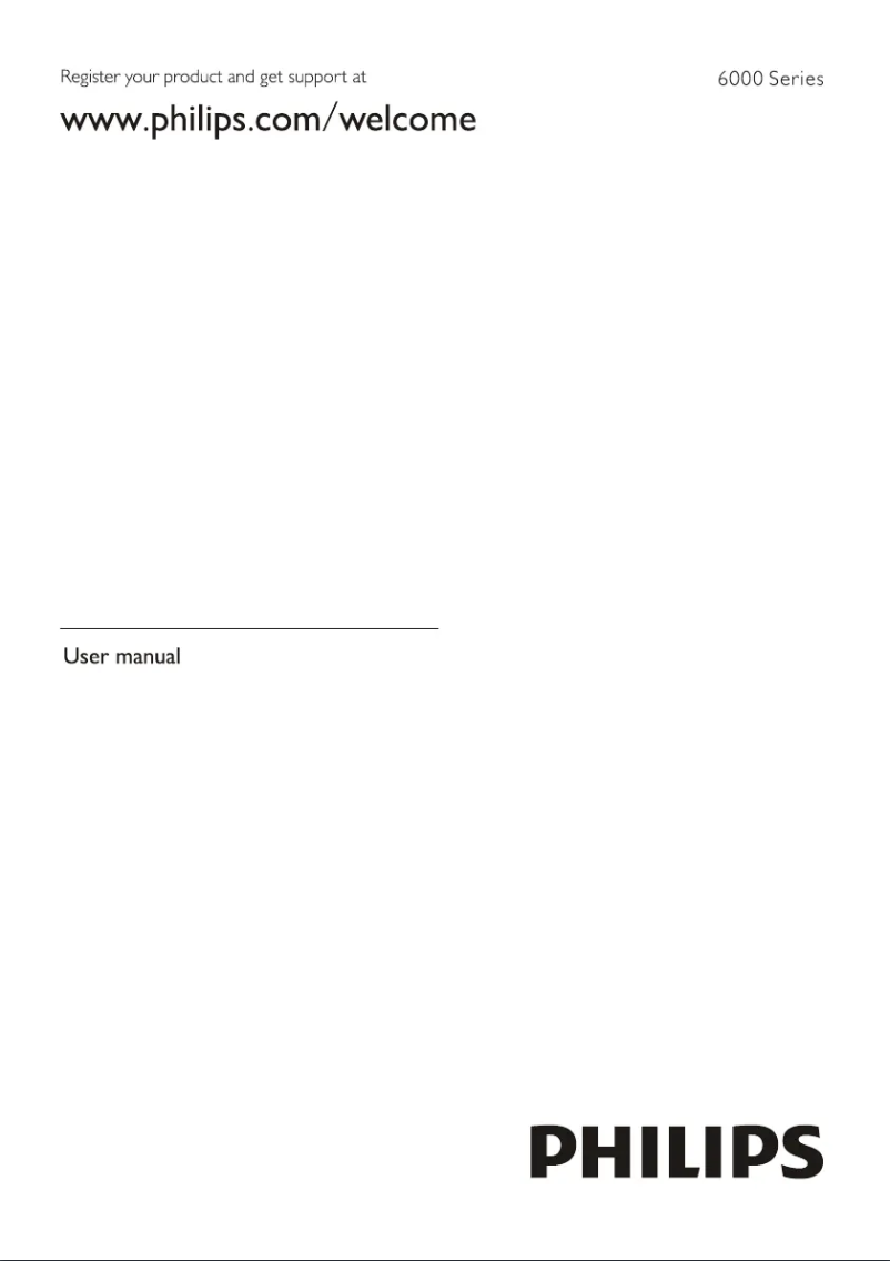 Página 1 del manual Manual de usuario Philips 50PUT6023