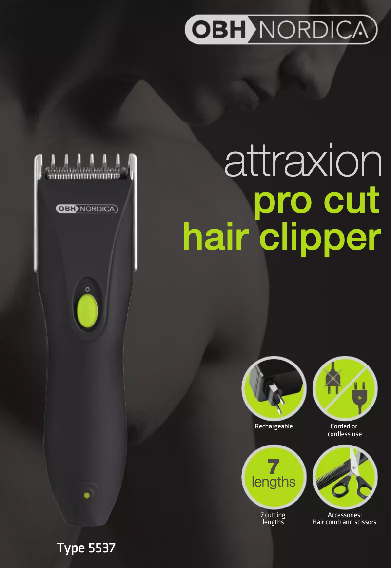 Imagen de la primera página del manual del dispositivo Attraxion Pro 5537