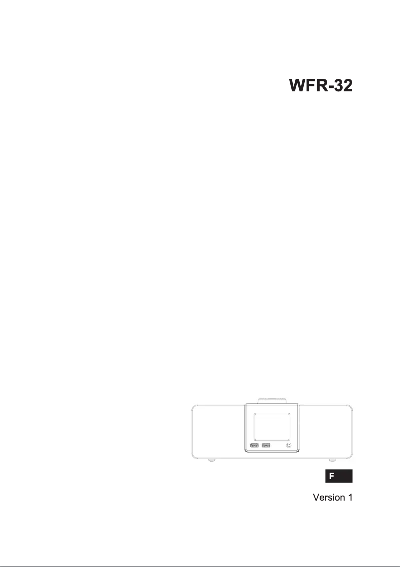 Página 1 del manual Manual de usuario Sangean WFR-32