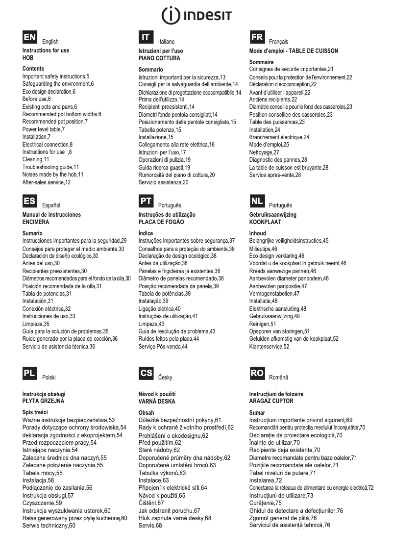 Imagen de la primera página del manual del dispositivo VIA 640 CW
