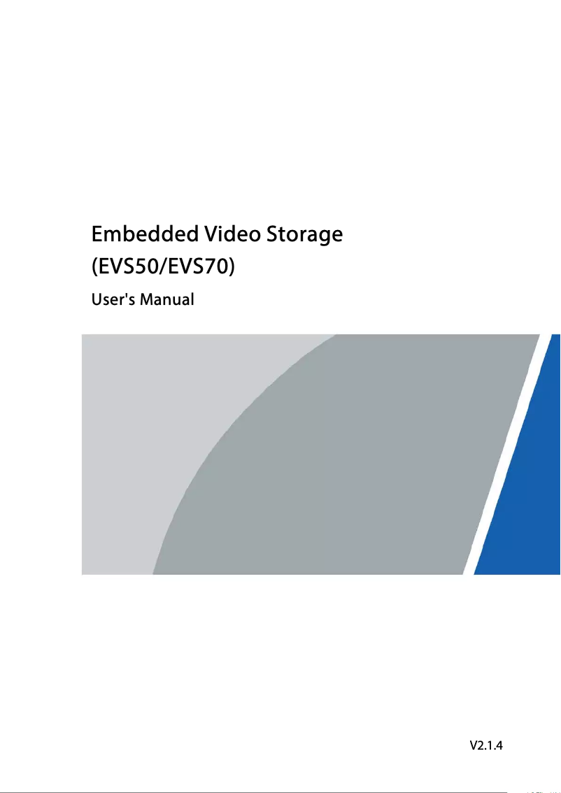 Imagen de la primera página del manual del dispositivo EVS7024D-R