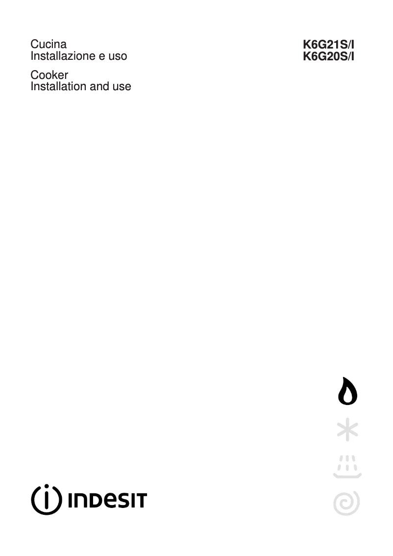 Imagen de la primera página del manual del dispositivo K6G20S(W)/I