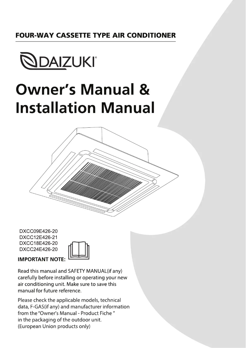 Imagen de la primera página del manual del dispositivo DXCC24E426-20