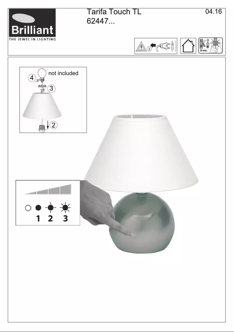 Página 1 del manual Manual de usuario Brilliant Tarifa