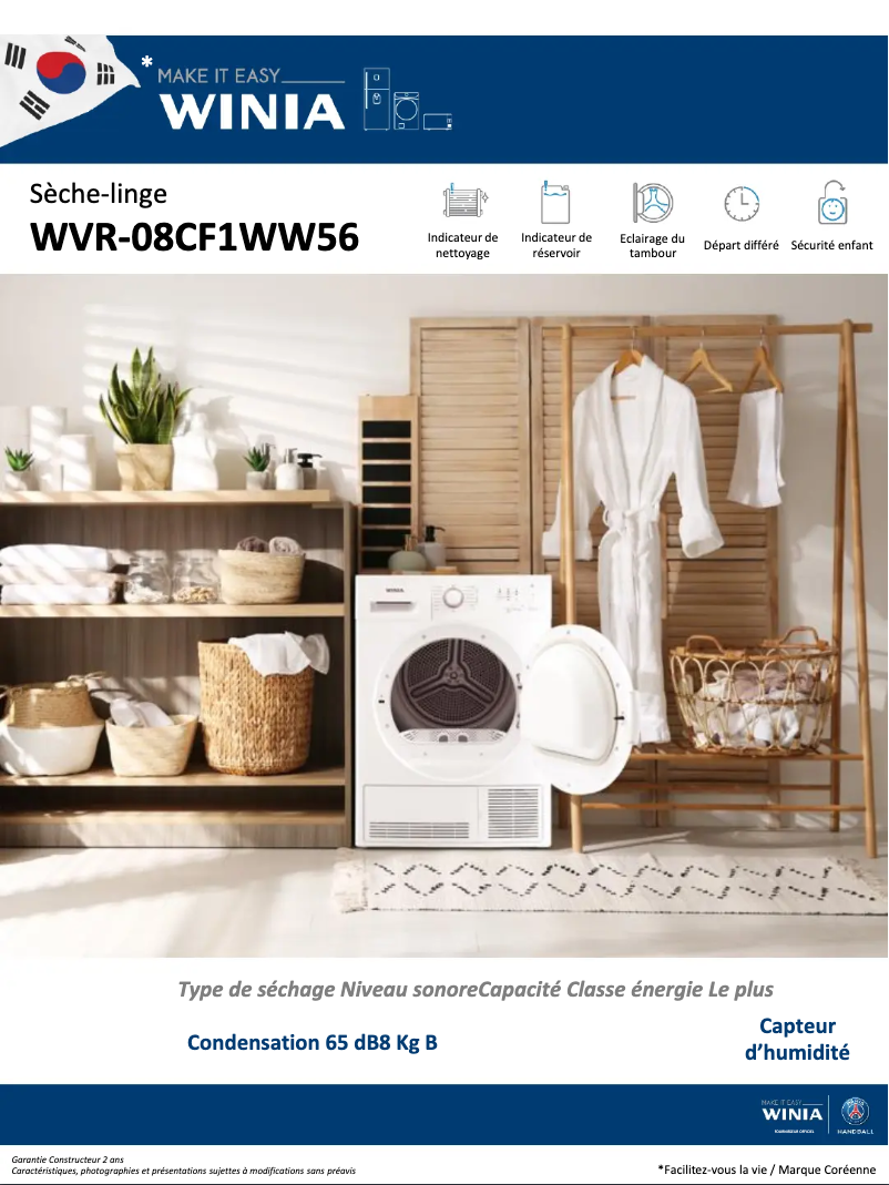 Imagen de la primera página del manual del dispositivo WVR-08CF1WW56