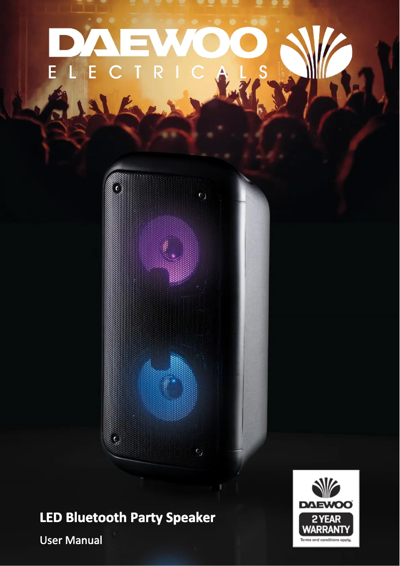 Página 1 del manual Manual de usuario Daewoo AVS1464