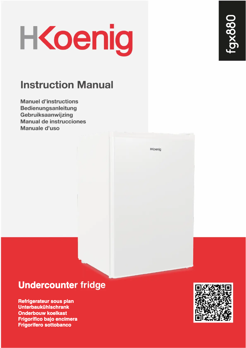 Página nº 1 - Manual de usuario H.Koenig FGX880