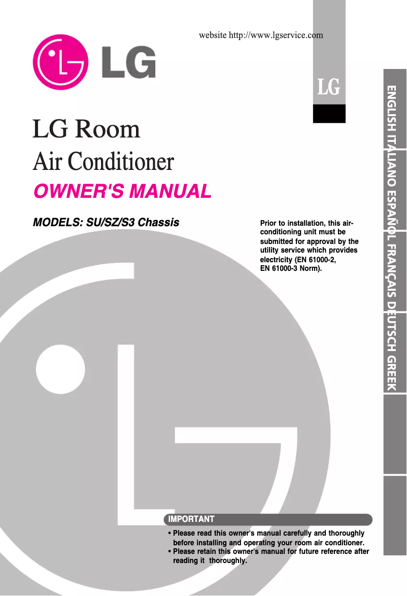 Página 1 del manual Manual de usuario LG ASUH126UMM0