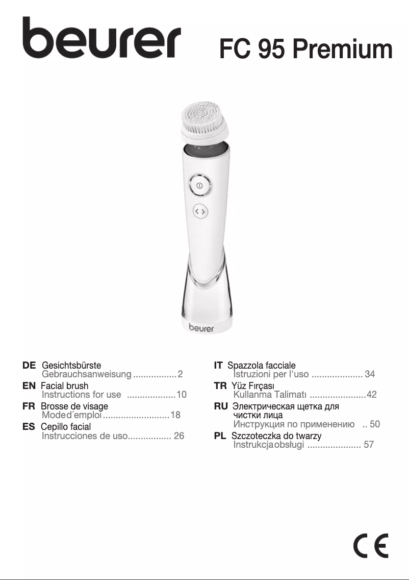 Imagen de la primera página del manual del dispositivo FC 95 Premium