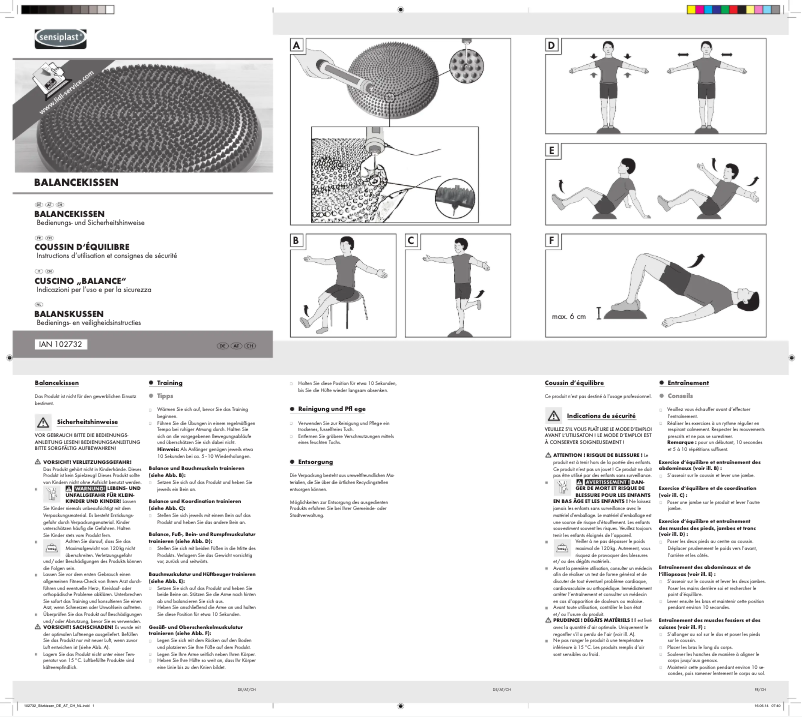 Página 1 del manual Manual de usuario Sensiplast Z31689B