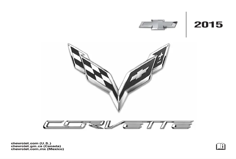 Página 1 del manual Manual de usuario Chevrolet Corvette Stingray (2015)