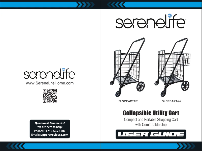 Página 1 del manual Manual de usuario SereneLife SLSPCART42