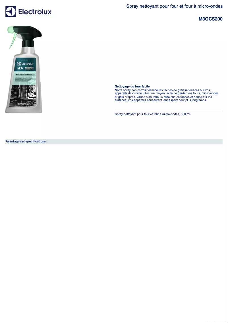 Imagen de la primera página del manual del dispositivo M3OCS200