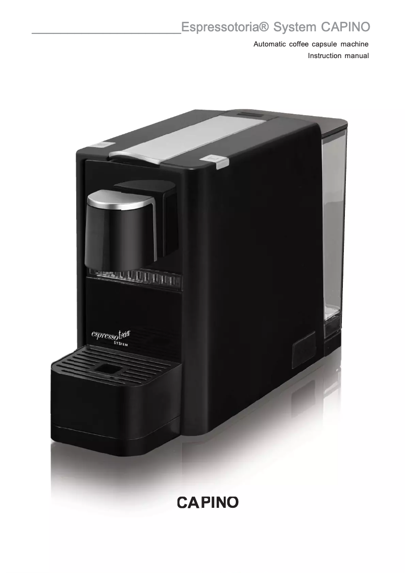 Página 1 del manual Manual de usuario Espressotoria Capino