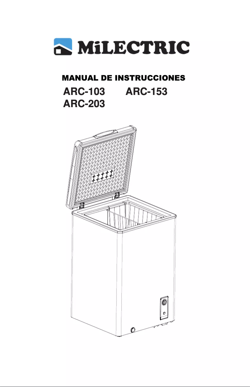Imagen de la primera página del manual del dispositivo ARC-203