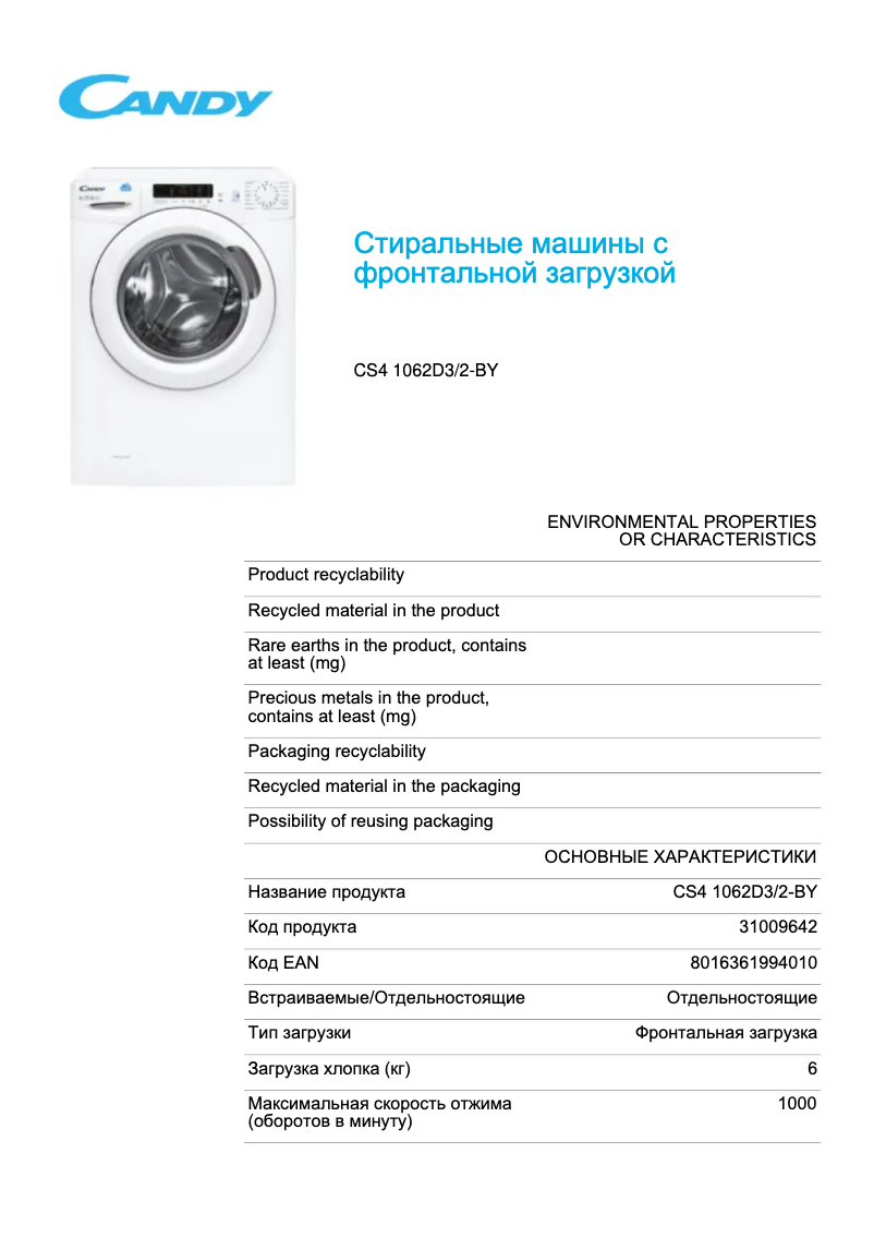 Imagen de la primera página del manual del dispositivo CS4 1062D3/2-BY