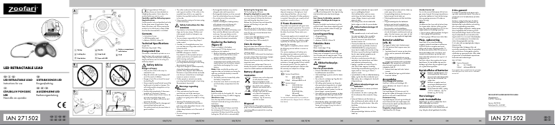 Imagen de la primera página del manual del dispositivo IAN 271502