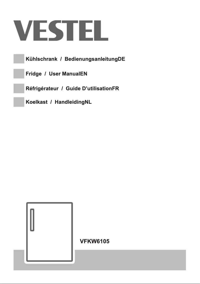 Imagen de la primera página del manual del dispositivo VFKW6105