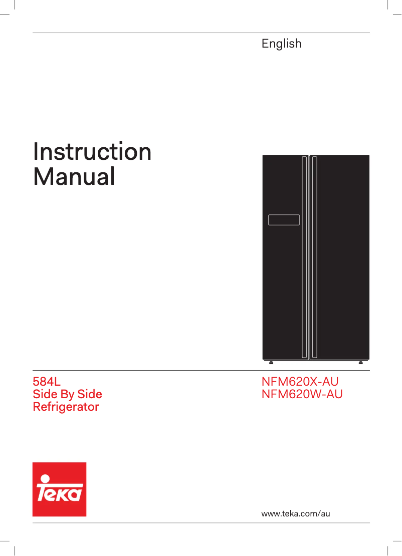 Imagen de la primera página del manual del dispositivo NFM620X