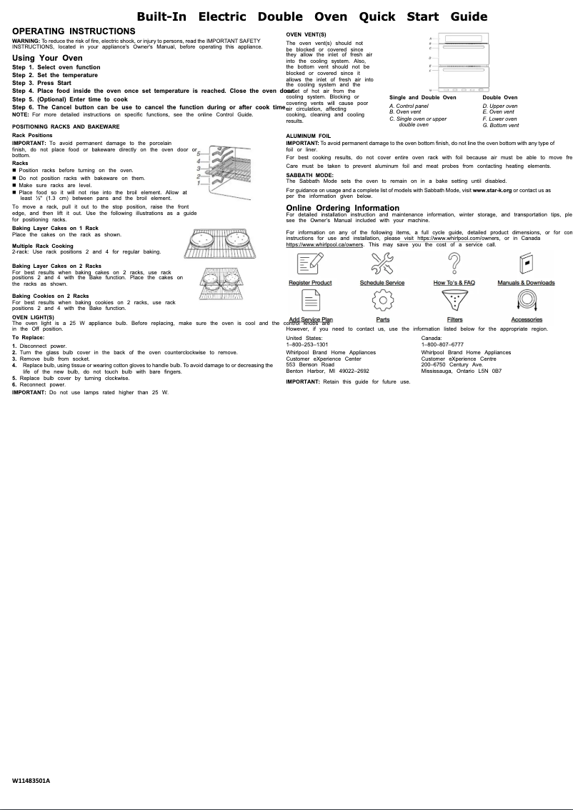 Imagen de la primera página del manual del dispositivo WOD51ES4EB