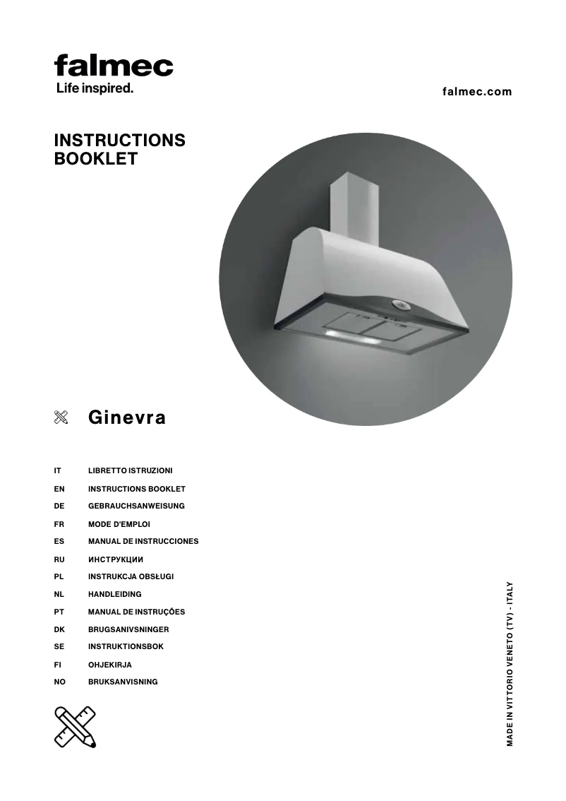 Página 1 del manual Manual de usuario Falmec Ginevra Boston