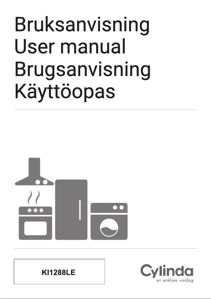 Página nº 1 - Manual de usuario Cylinda KI1288LE