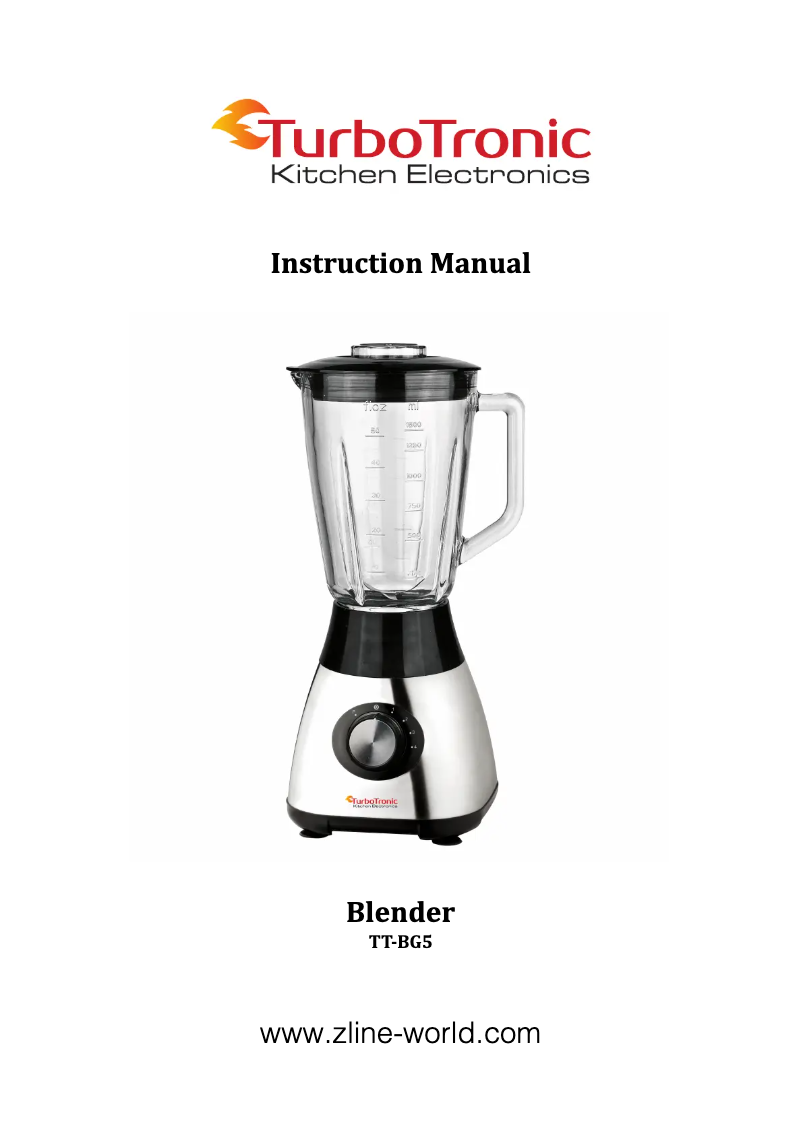 Página 1 del manual Manual de usuario TurboTronic TT-BG5