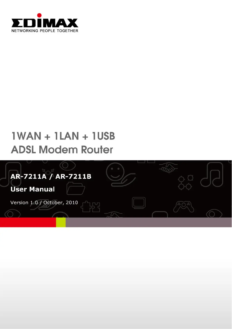 Página nº 1 - Manual de usuario Edimax AR-7211A