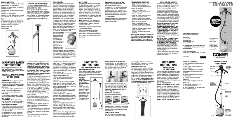 Página 1 del manual Manual de usuario Conair GS28