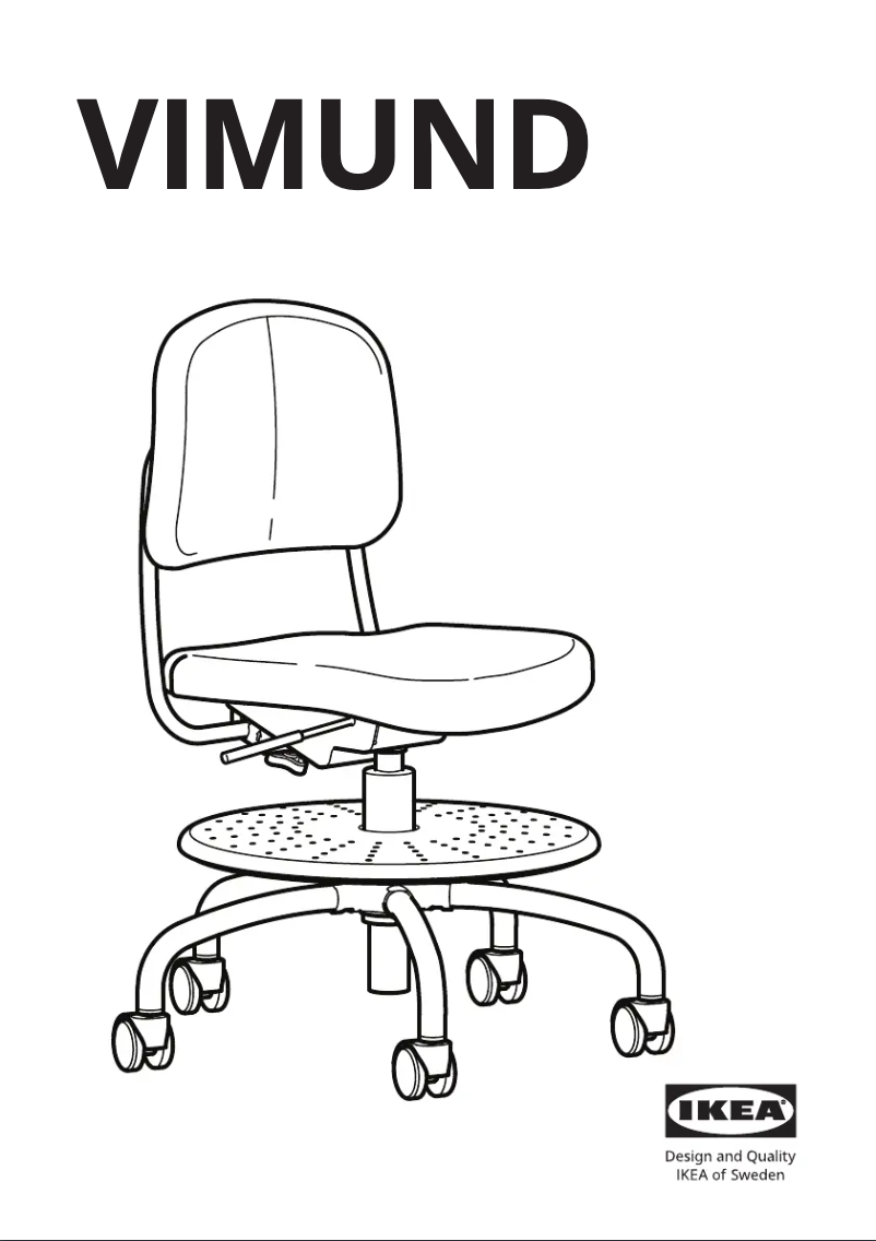 Página 1 del manual Manual de usuario Ikea VIMUND 104.243.53
