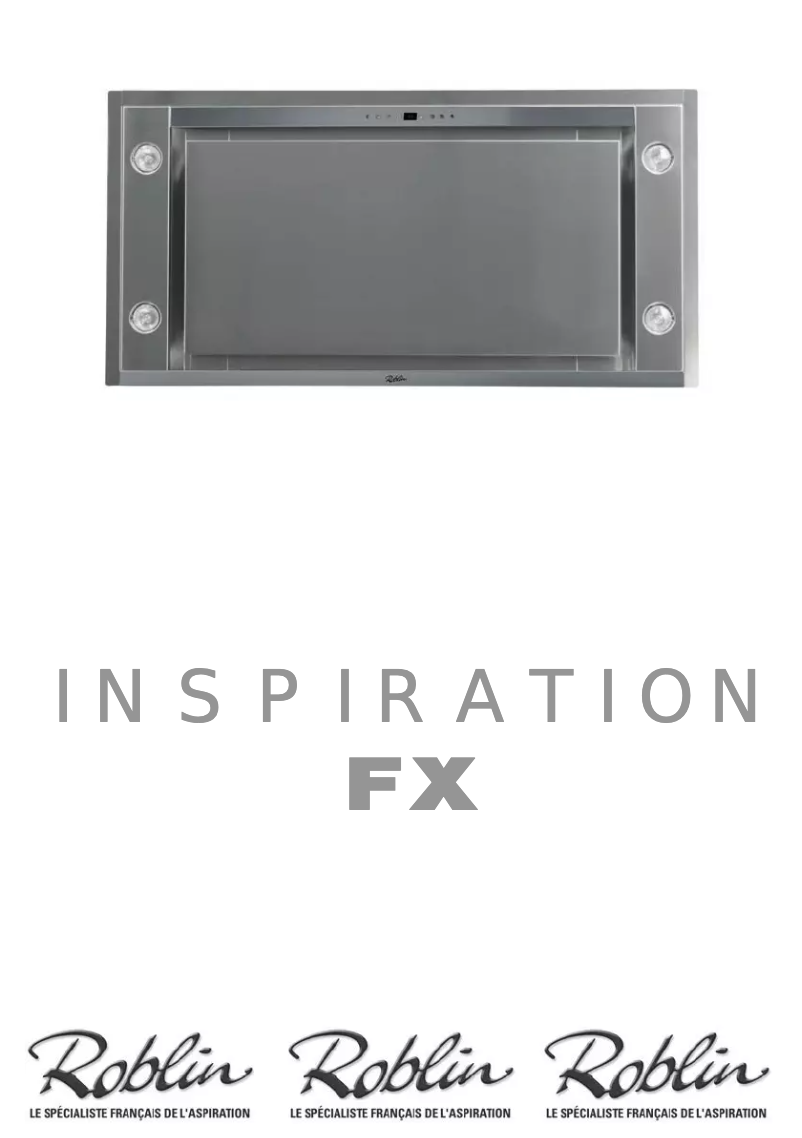 Imagen de la primera página del manual del dispositivo Inspiration FX 1400