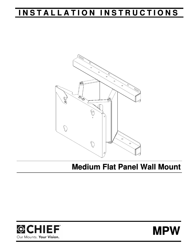 Página 1 del manual Manual de usuario Chief MPWVB