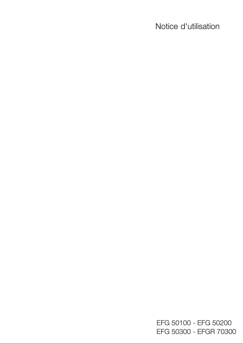 Imagen de la primera página del manual del dispositivo ELEE EFG 50300 K