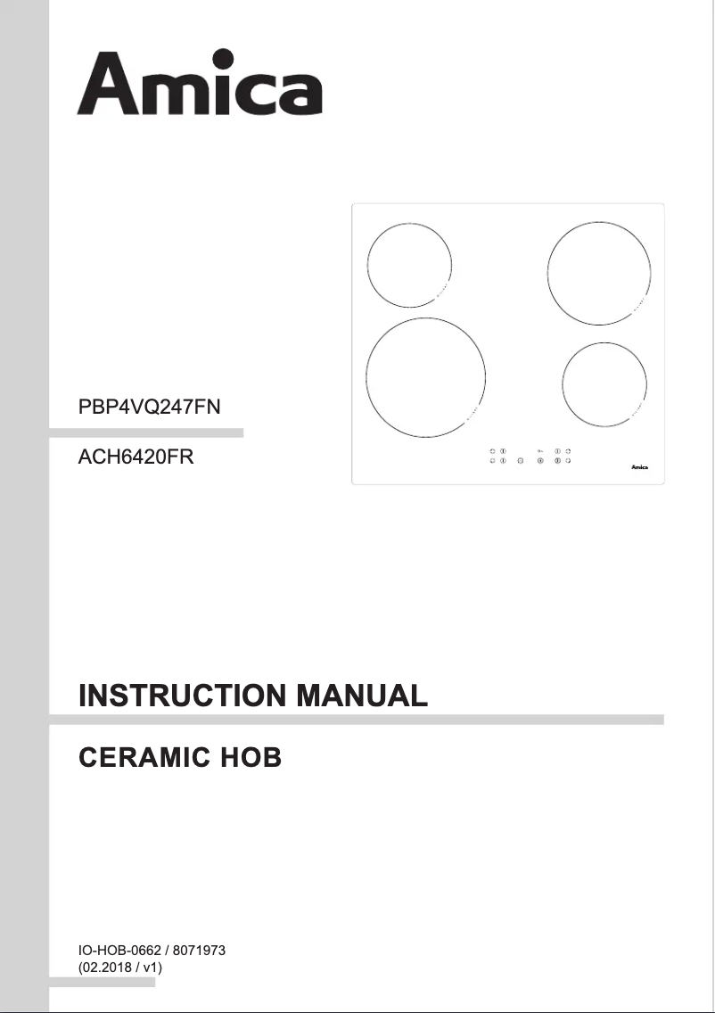 Página 1 del manual Manual de usuario Amica ACH6420FR