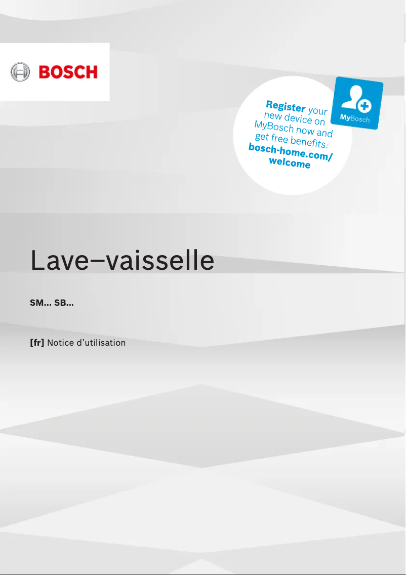 Página 1 del manual Manual de usuario Bosch SMS25AW03E