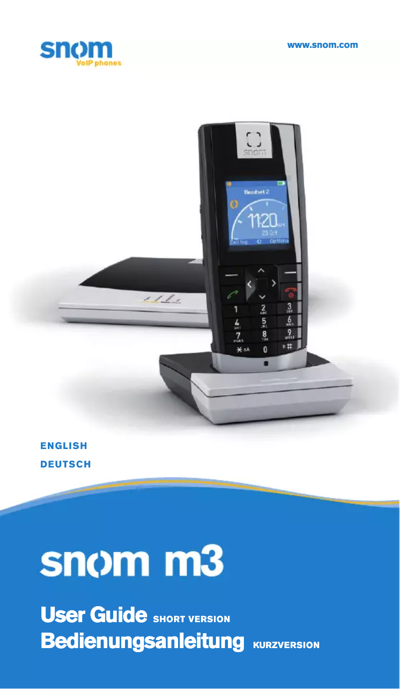 Imagen de la primera página del manual del dispositivo M3