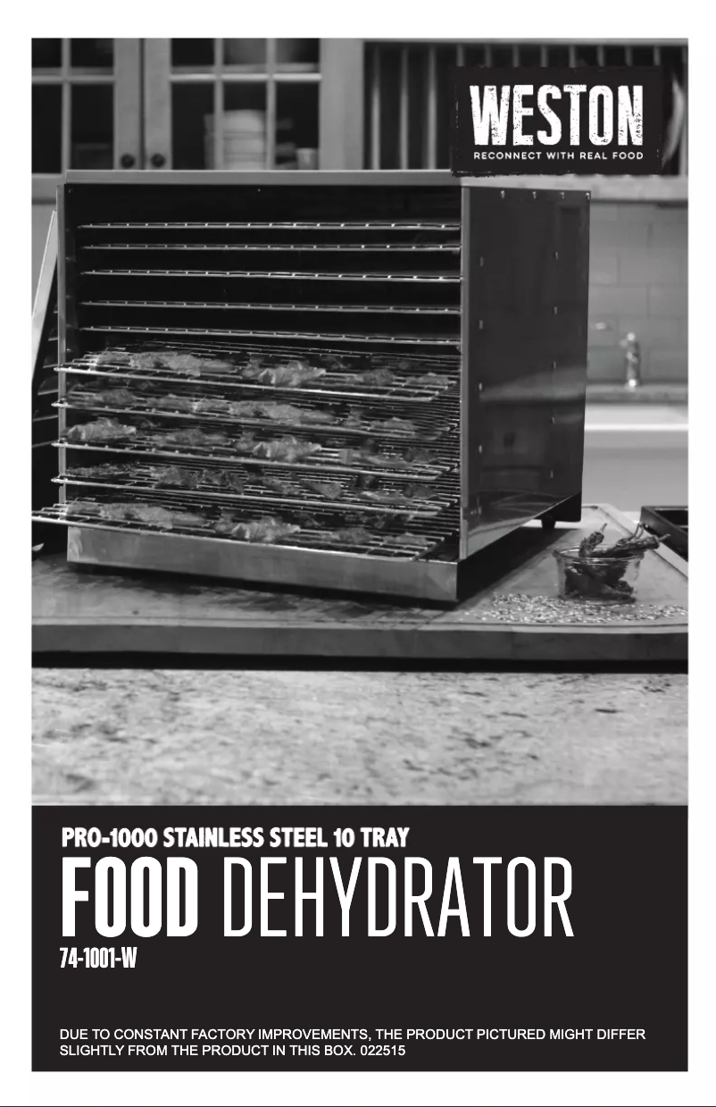 Imagen de la primera página del manual del dispositivo 74-1001-W