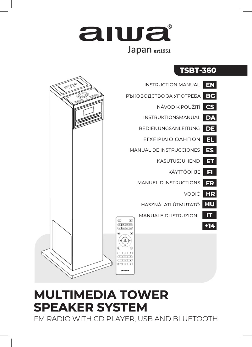 Página 1 del manual Manual de usuario Aiwa TSBT-360