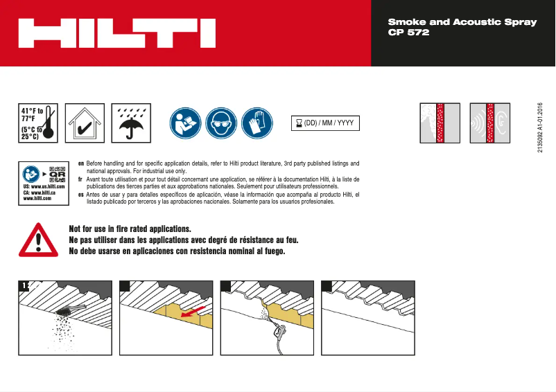 Imagen de la primera página del manual del dispositivo CP-572