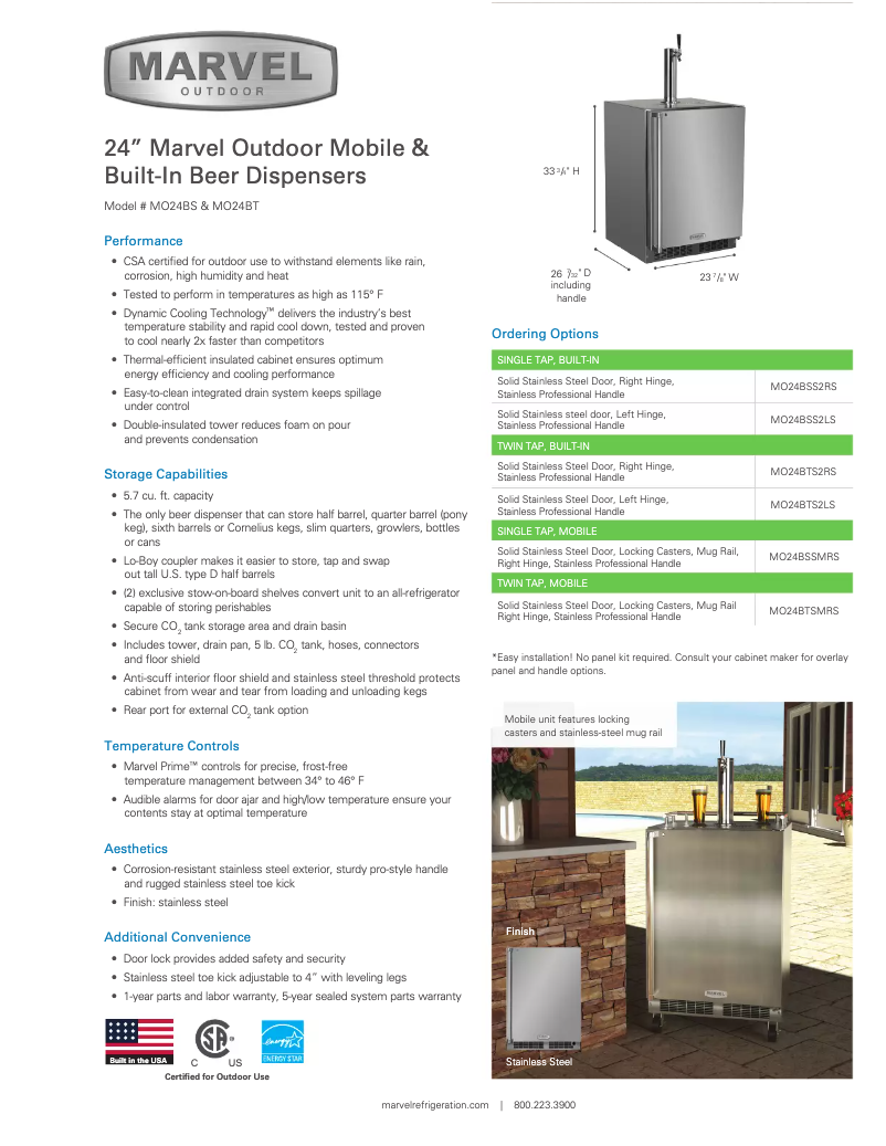 Imagen de la primera página del manual del dispositivo MO24BSS2LS