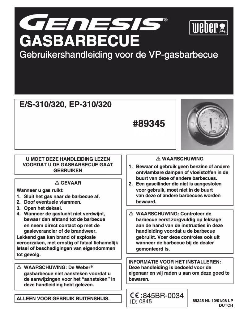 Imagen de la primera página del manual del dispositivo Genesis EP-320