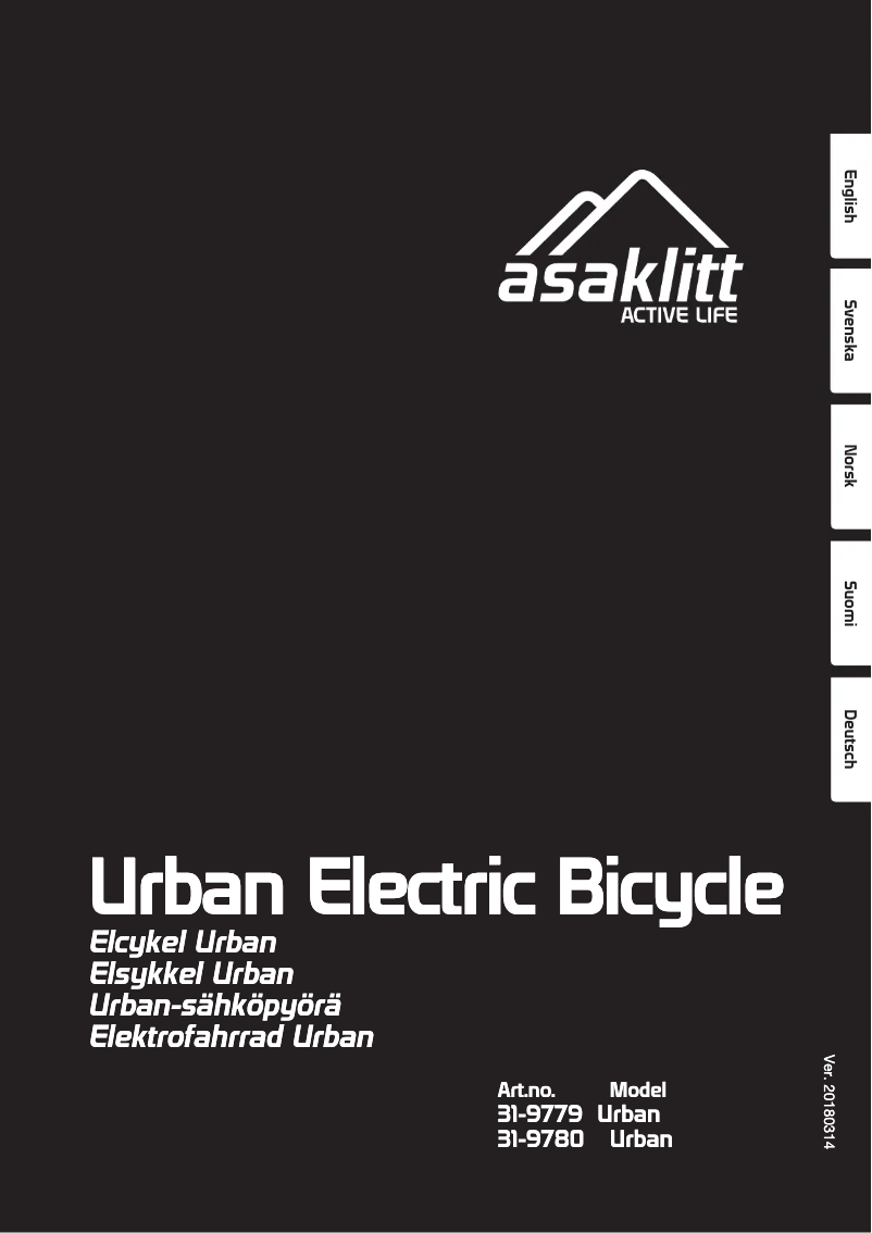 Imagen de la primera página del manual del dispositivo Urban