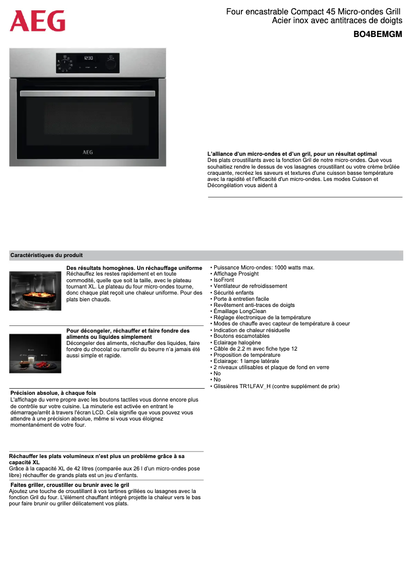 Imagen de la primera página del manual del dispositivo BO4BEMGM