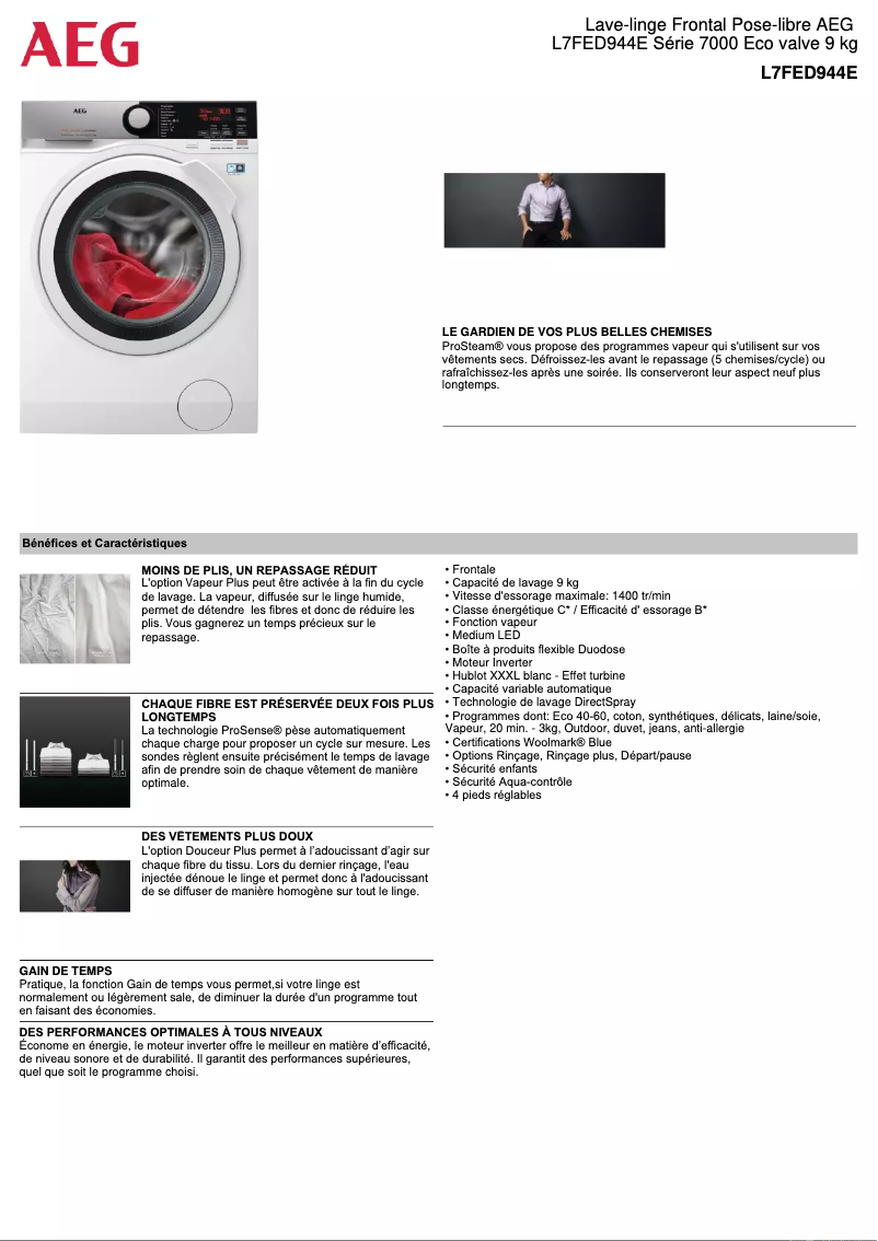 Imagen de la primera página del manual del dispositivo L7FED944E