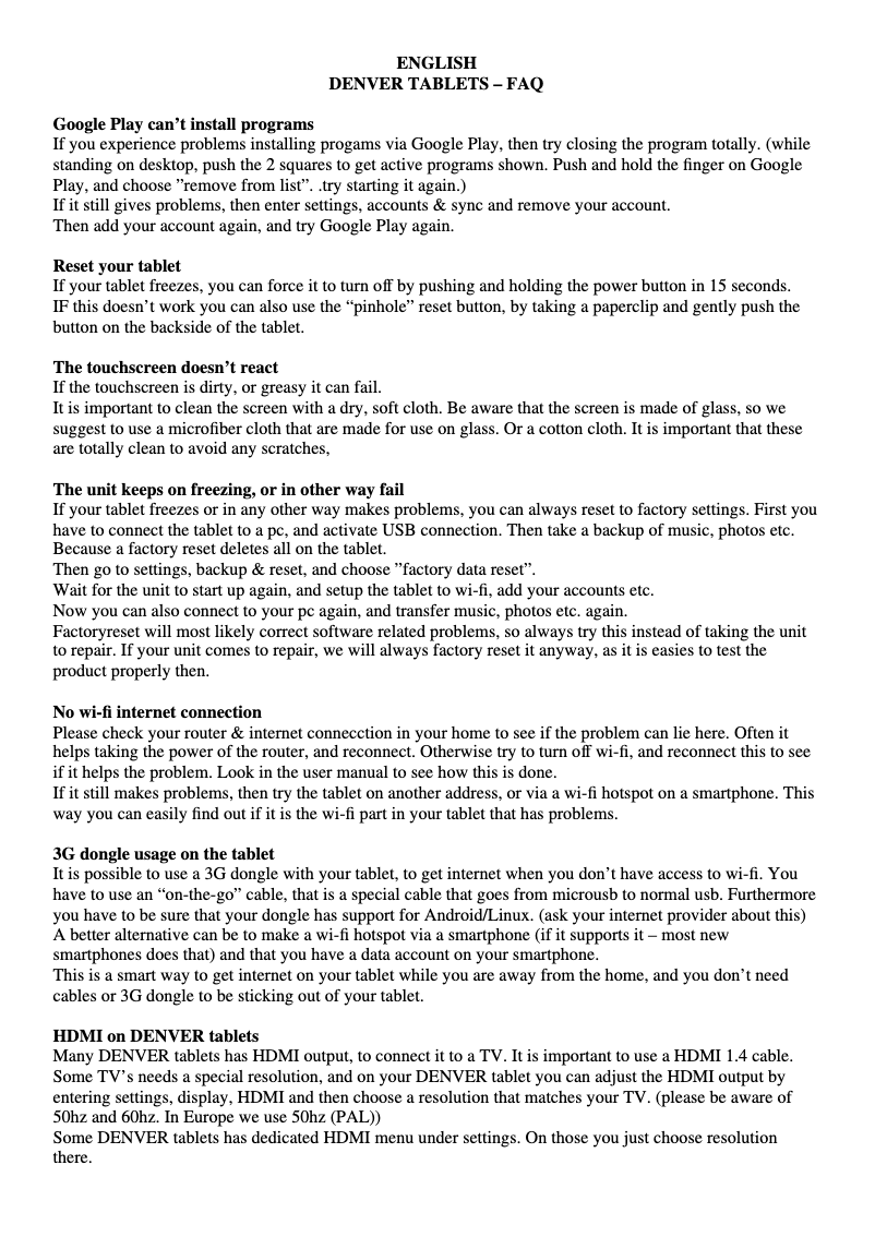 Imagen de la primera página del manual del dispositivo TAC-90011